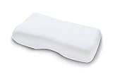 TEMPUR Federa per cuscino in jersey per cuscini Millennium/Original, cover con fascia elastica, bianco