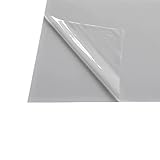 B&T Metall Vetro acrilico bianco tinto piano 3,0 mm di spessore piastra in plastica PMMA bianca su entrambi i lati con pellicola protettiva, taglio su misura fino a DIN A4, 210 x 297 mm