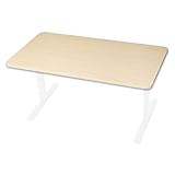 Duronic TT187 NL - Tavolo da scrivania in piedi con solo superficie per scrivania e scrivania regolabile in altezza, mobili ergonomici da ufficio, 180 cm x 70 cm