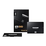 Samsung SSD 870 EVO, 1 TB, Form Factor 2.5', Intelligent Turbo Write, Magician 6 Software, Black (Internal SSD)