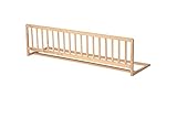 Geuther 2112 NA Protezione del letto in legno, variabile, 140 cm, naturale, facile da usare, tenuta sicura, marrone, 4,8 kg