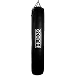 Hub39 - Sacco Boxe lungo, cm.180, Sacco Boxe Pieno, 60Kg. Sacco Boxe, Kick Boxing, MMA,Muay Thai
