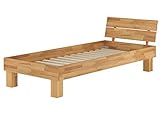 Erst-Holz Moderno Letto/futon 90x200 in Faggio Laccato con doghe rigide 60.80-09