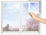 Zanzariera per finestre 60x125cm, senza foratura e avvitamento, zanzariera per insetti finestra