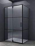 HOME SYSTEME – Box doccia KAPA 120 x 90 x 200 cm doccia con piatto doccia ESG
