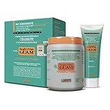 Guam Fanghi d'Alga Convenienza Freddo - set composto da 1 kg di Fanghi più 250 ml di crema gel, per Gonfiore, Rassodante, Rinfrescante