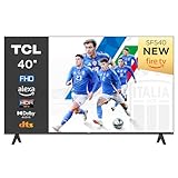TCL 40SF540 TV 40' Full HD HDR e HLG Fire TV, Dolby Audio DTS Virtual: X, Design Bezel Less, Controllo Vocale, Bluetooth 5.0