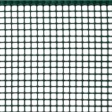Rete Protettiva in Plastica a Maglia Quadrata per Balconi, Cancelli, Recinzioni o per Bordura, TENAX Quadra 10, Verde, 0,50 x 5 m