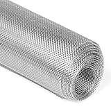 Rete metallica a maglia fine in acciaio inox, 30 x 200 cm, filtro in acciaio inox, a maglie sottili, per ventilazione, filtro di sicurezza, finestre, giardino