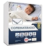 Dreamzie Coprimaterasso Culla 60x120 cm - Made in EU & OEKO TEX - Cerata Lettino Bambini 4 Angoli Elastici - Impermeabile
