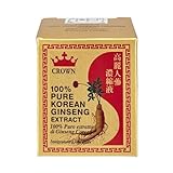 Crown - Ginseng Estratto Puro 100% - Estratto di Radice di Ginseng Coreana - 20 gr
