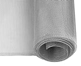 Windhager zanzariera, Tessuto in Alluminio, Ideale Anche per Pozzi di Luce, Robusto, Resistente, Argento, 100 x 250 cm, 03621