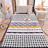 NA Sleeping Tatami - Tappetino per dormitorio, materasso futon giapponese con imbottitura in fibra di soia, letto giapponese arrotolabile, per campeggio, 120 x 190 cm